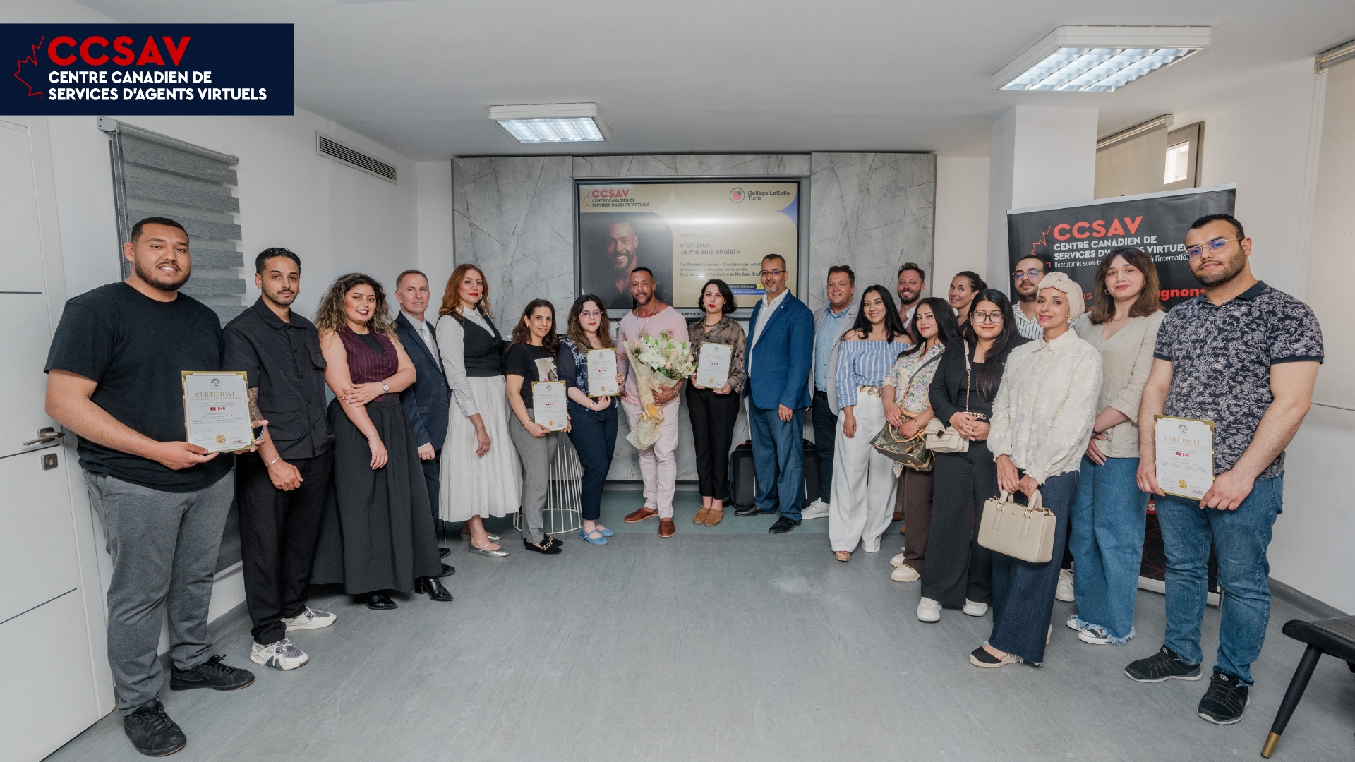 Conférence estime de soi : Le 20 mai, CCSAV a organisé une conférence estime de soi au Collège LaSalle Tunis,..